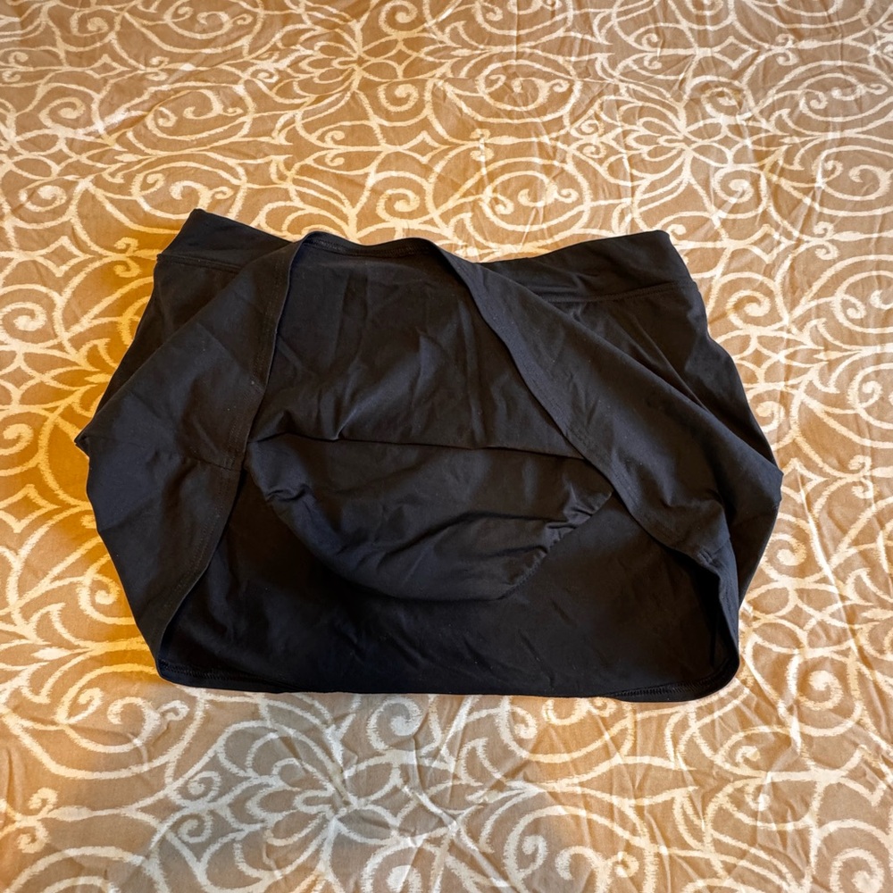 Lands' End Elegant Black Swimskirt - 14 - Picture 4 of 5